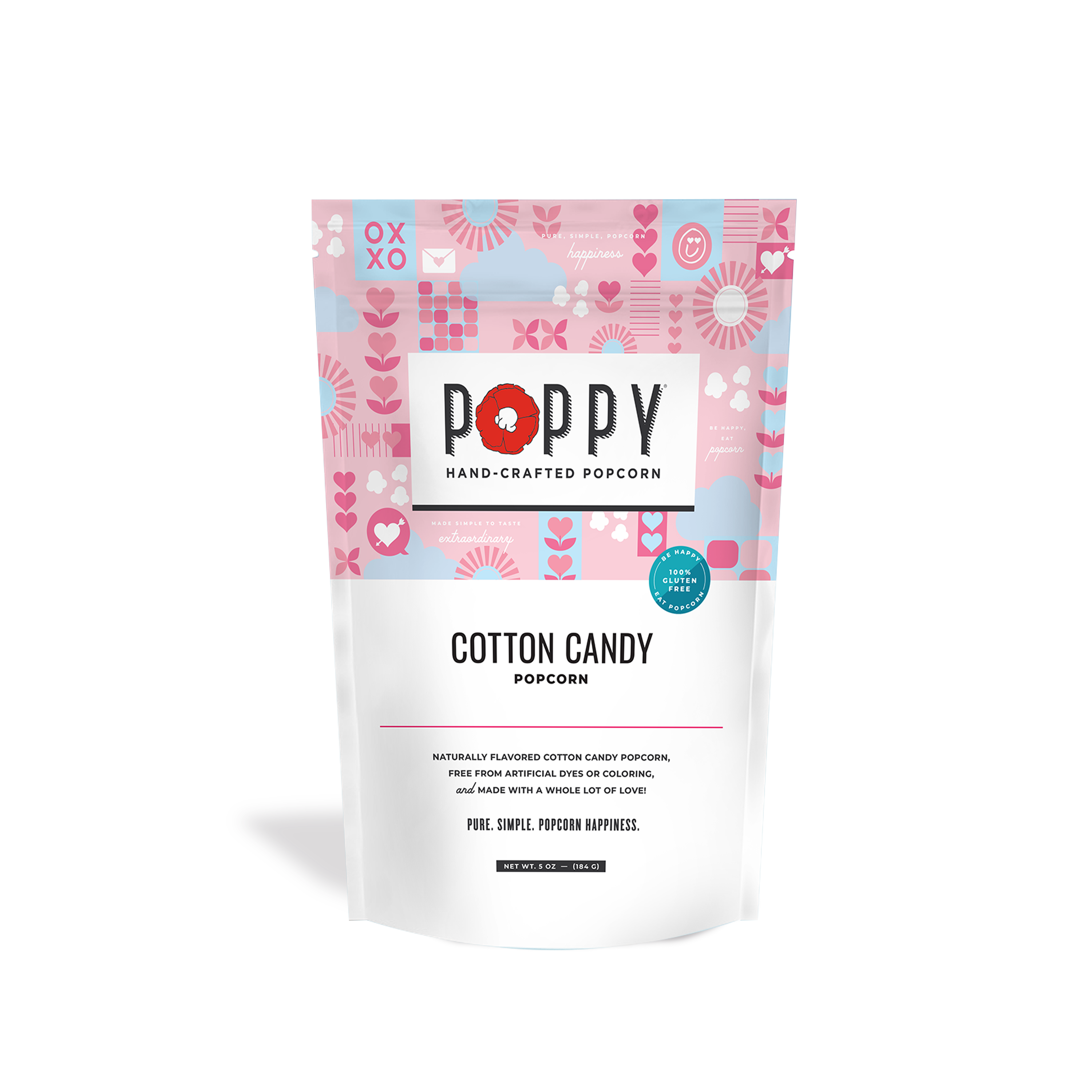 Valentine's Day Cotton Candy Popcorn