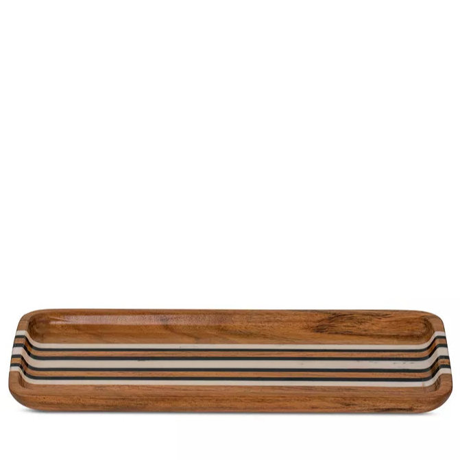 Stonewood Stripe Rectangular Tray