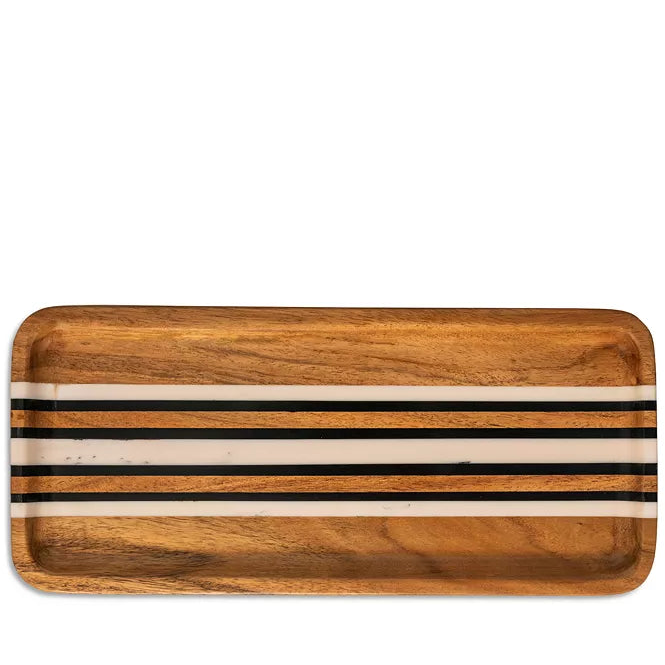 Stonewood Stripe Rectangular Tray