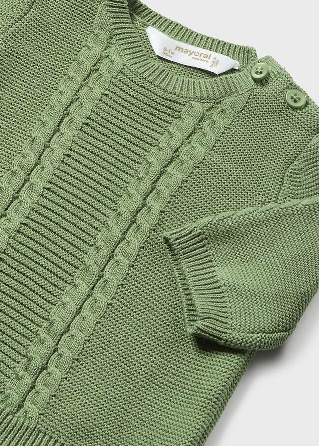 Newborn Clover Green 3-Piece Knit Set