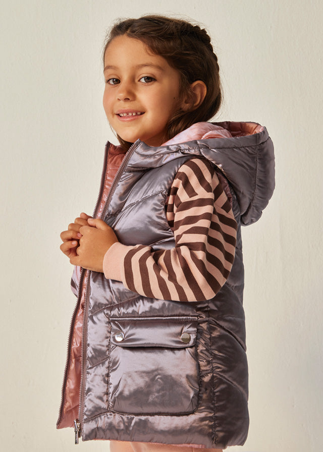 Girls Sienna Reversible Puffer Vest