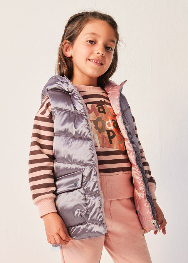 Girls Sienna Reversible Puffer Vest