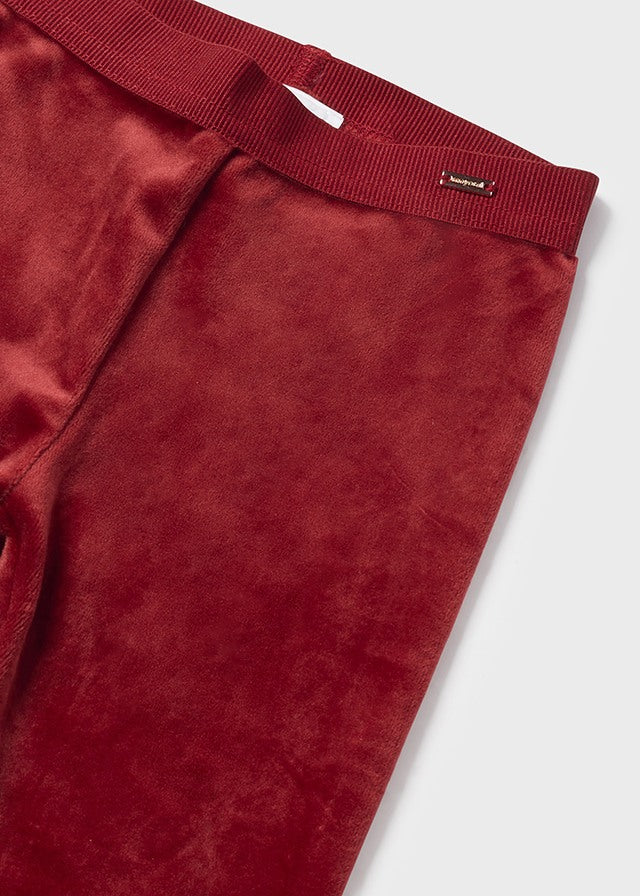 Cherry Basic Velvet Leggings