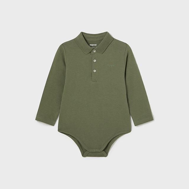 Forest Long Sleeve Polo Bodysuit