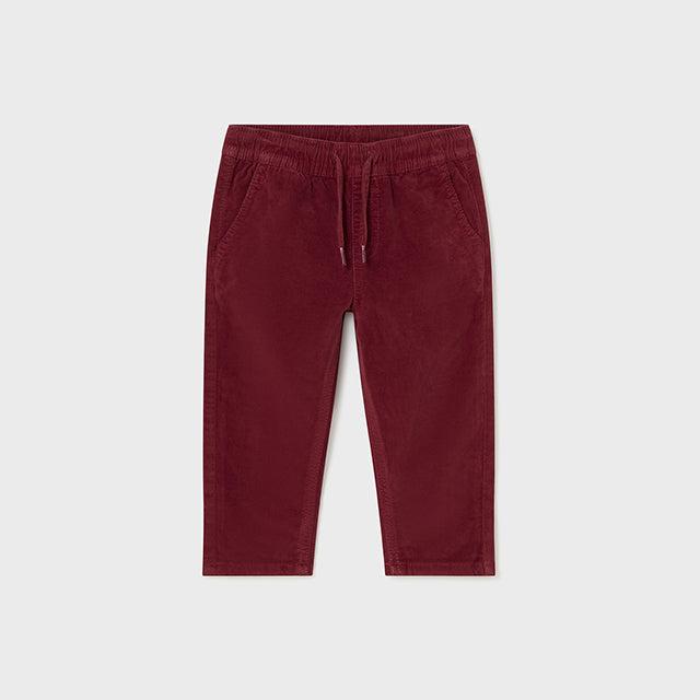 Cherry Corduroy Joggers