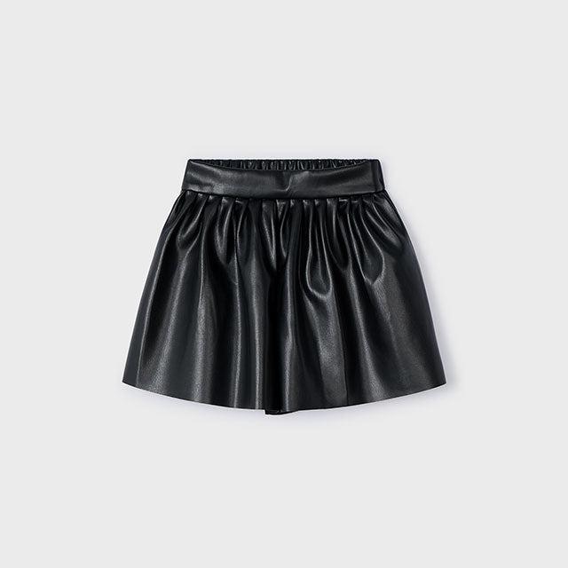 Black Leather Shorts