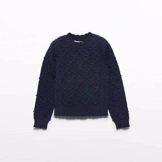 Navy Knit Sweater