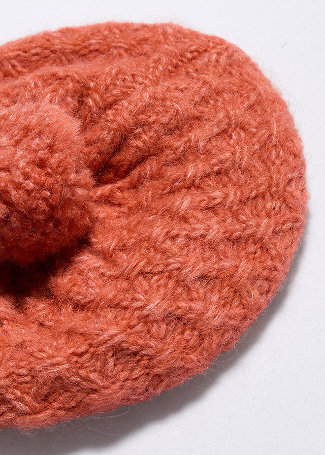 Orange Knitted Hat