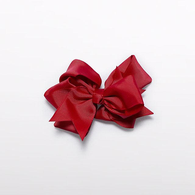 Red Double Loop Hair Clip