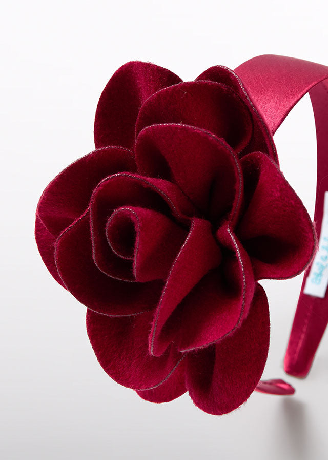 Red Flower Headband