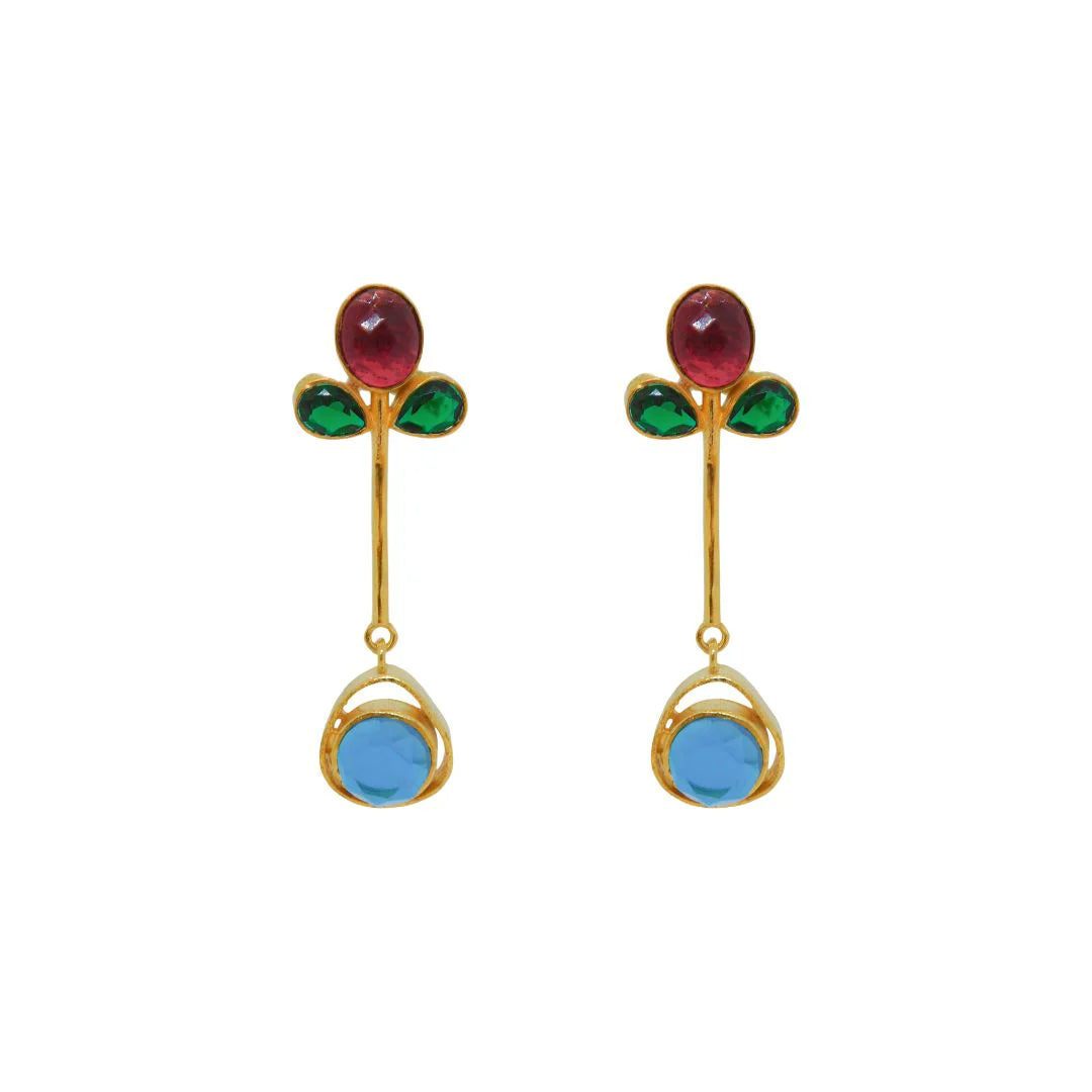 The Hamptons Earrings - Blue