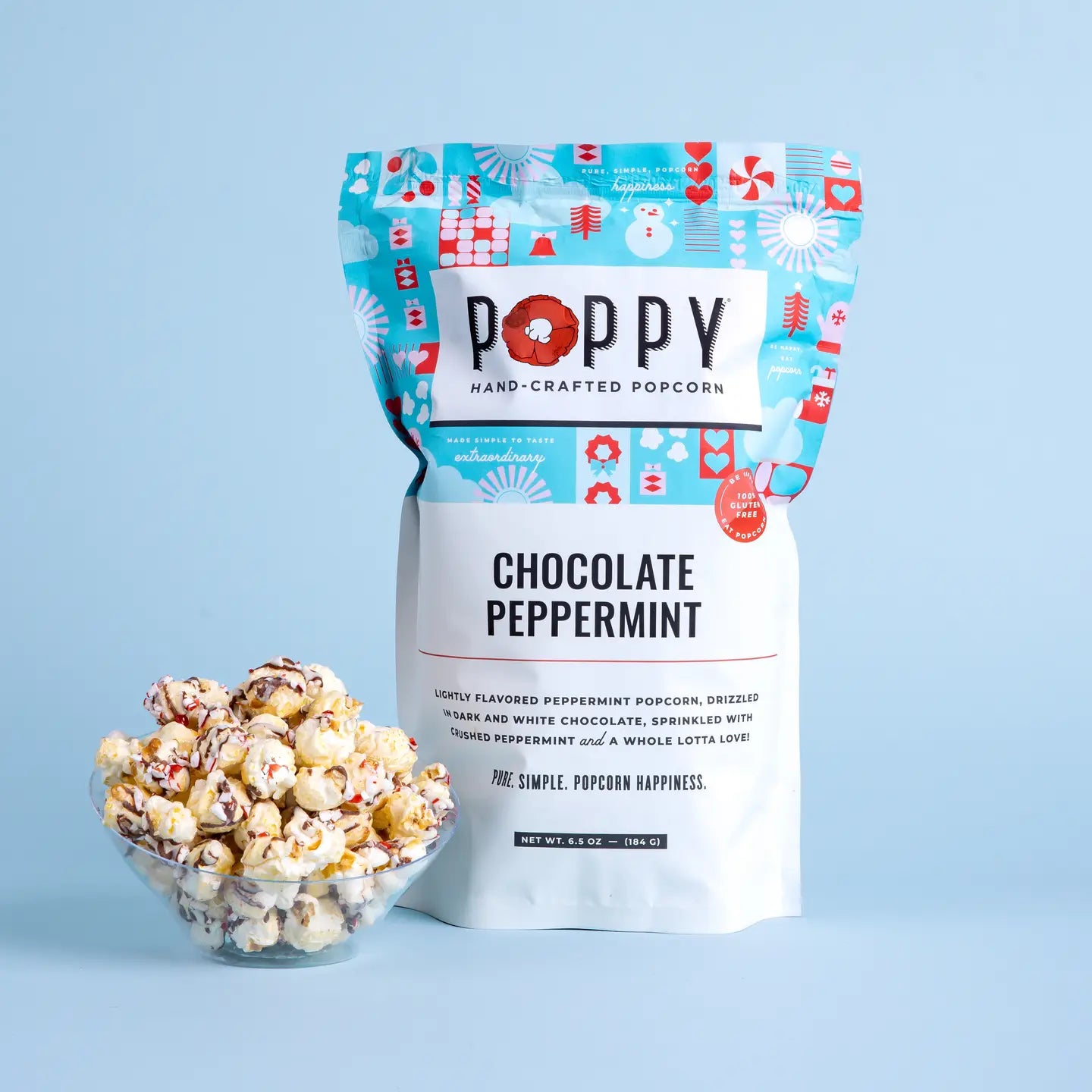 Chocolate Peppermint Hand-Crafted Popcorn