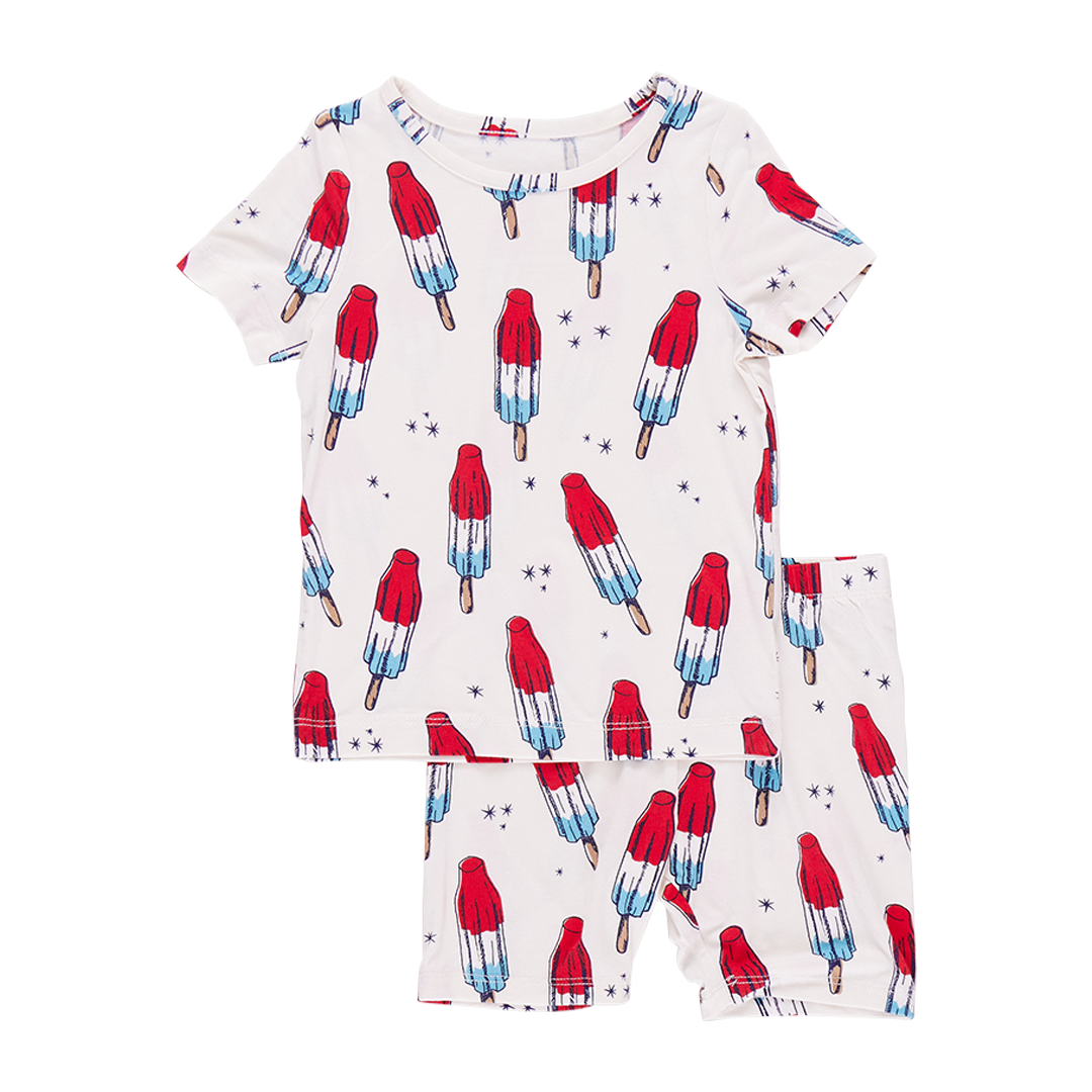 Kids Bamboo PJ Set - Rocket Pop