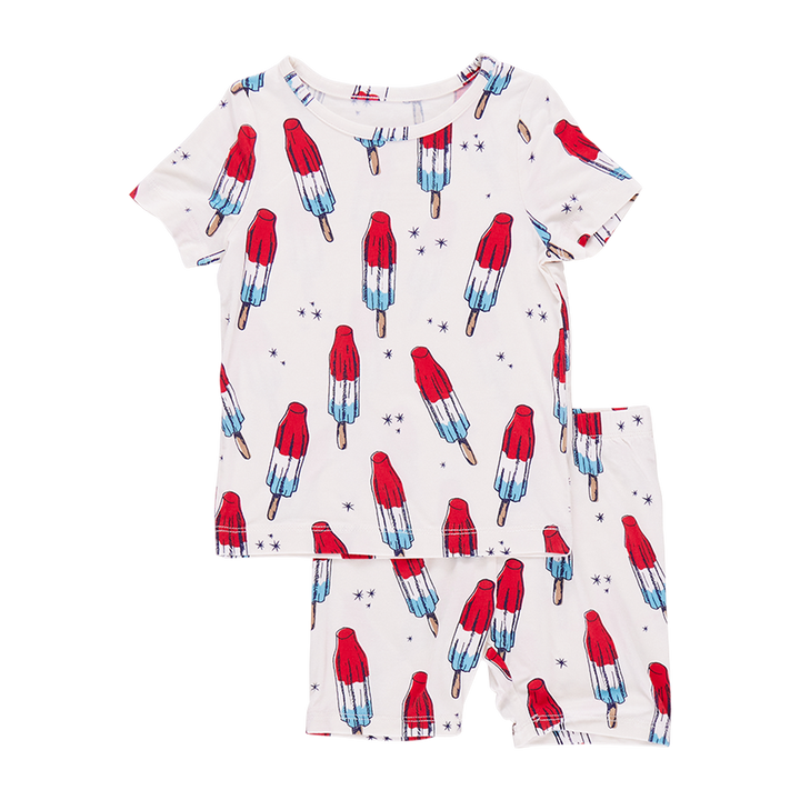 Kids Bamboo PJ Set - Rocket Pop