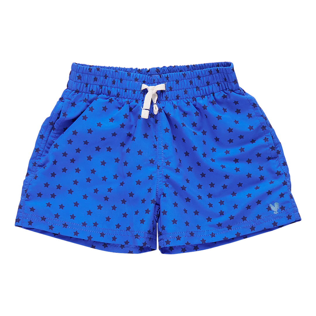 Baby Boys Swim Trunk - Blue Ditsy Stars