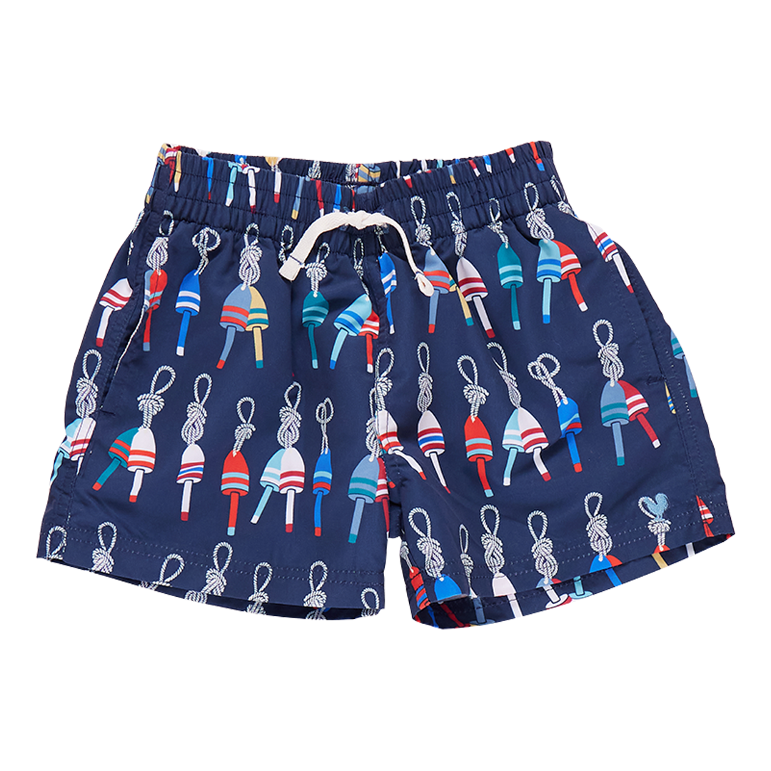 Baby Boys Swim Trunk - Navy Buoys