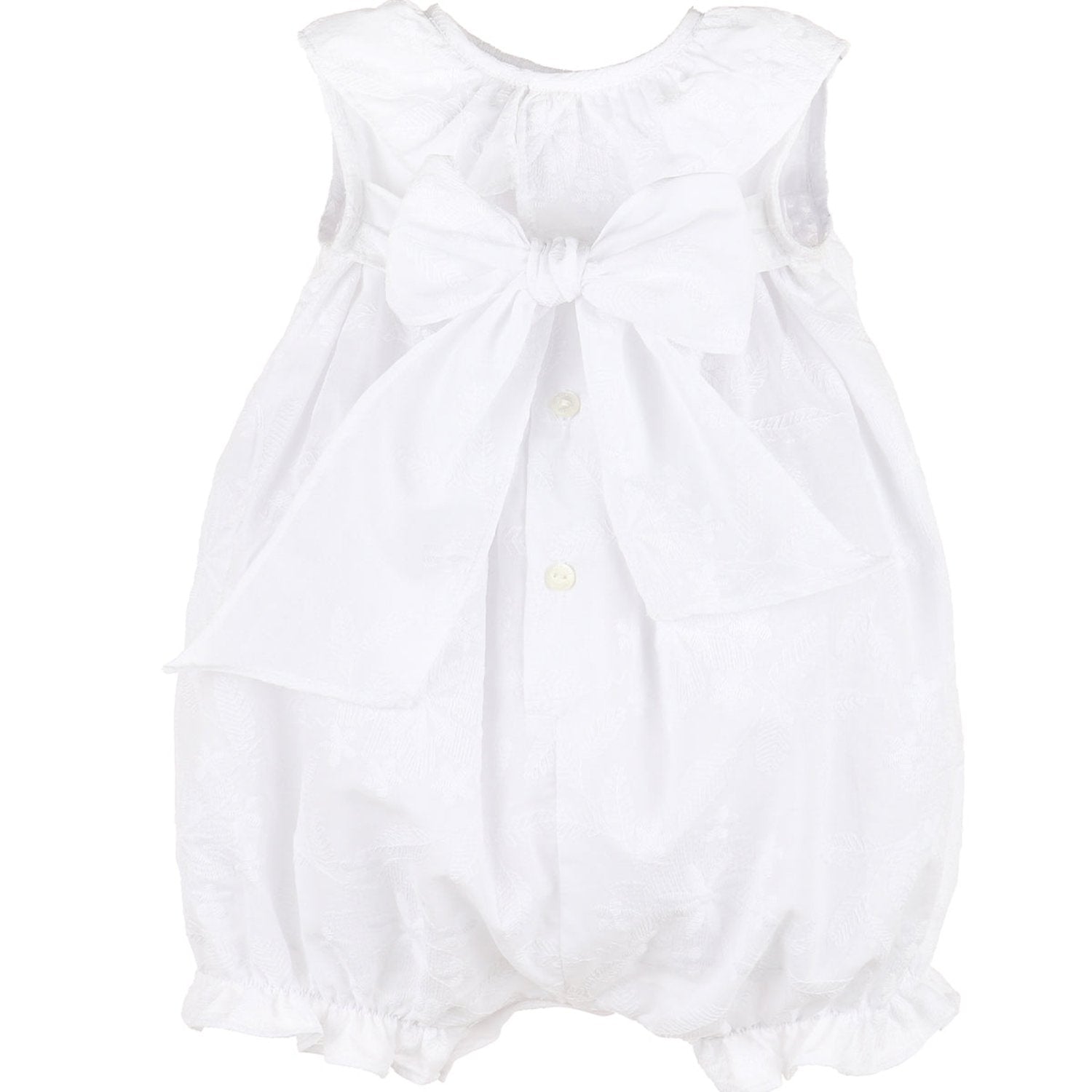 White Ruffle Bubble