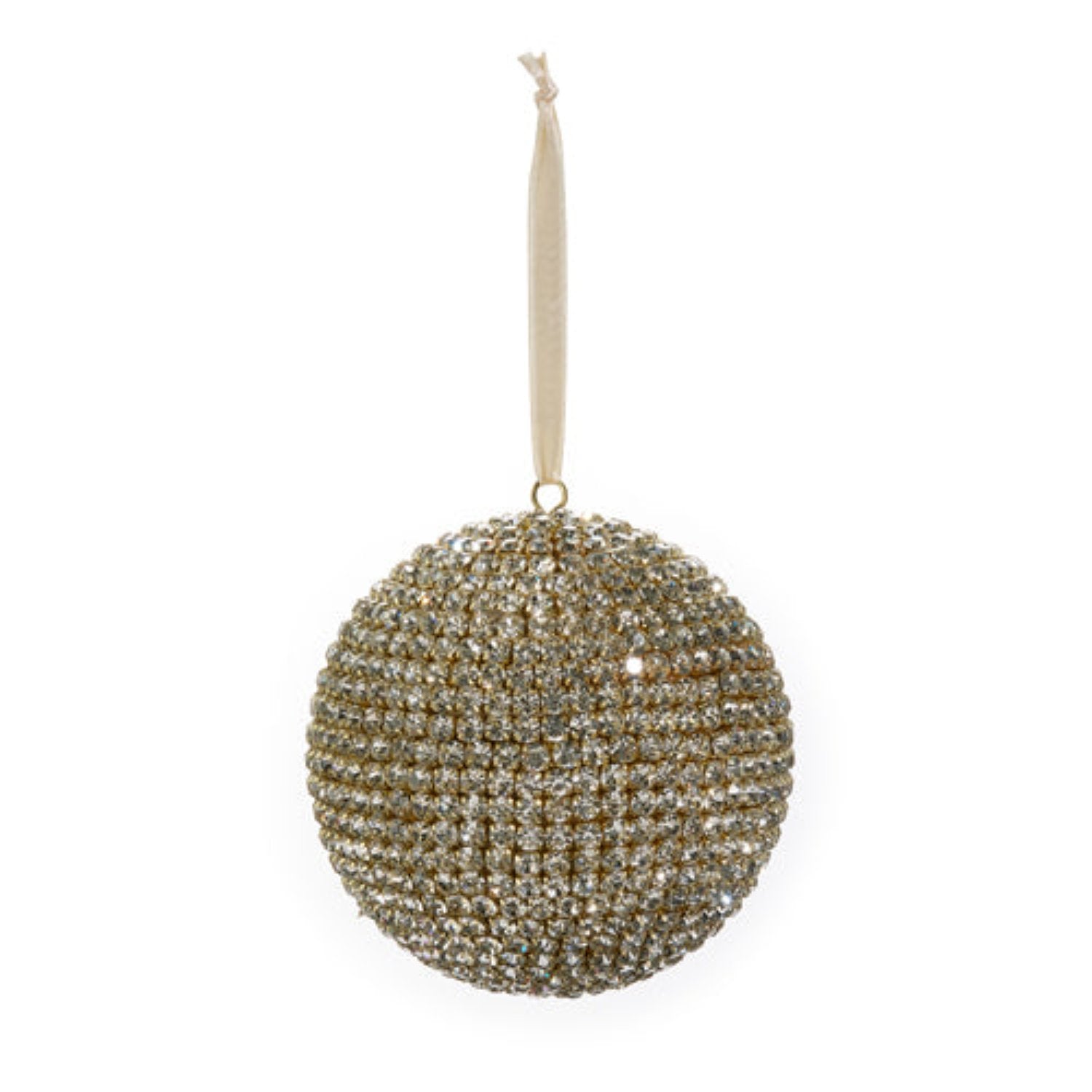 Pave Crystal Ball Ornament