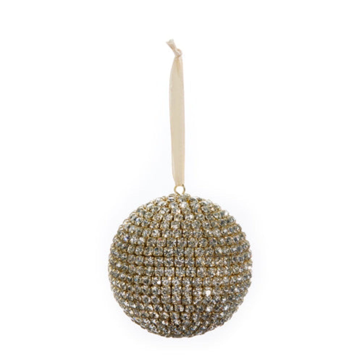 Pave Crystal Ball Ornament