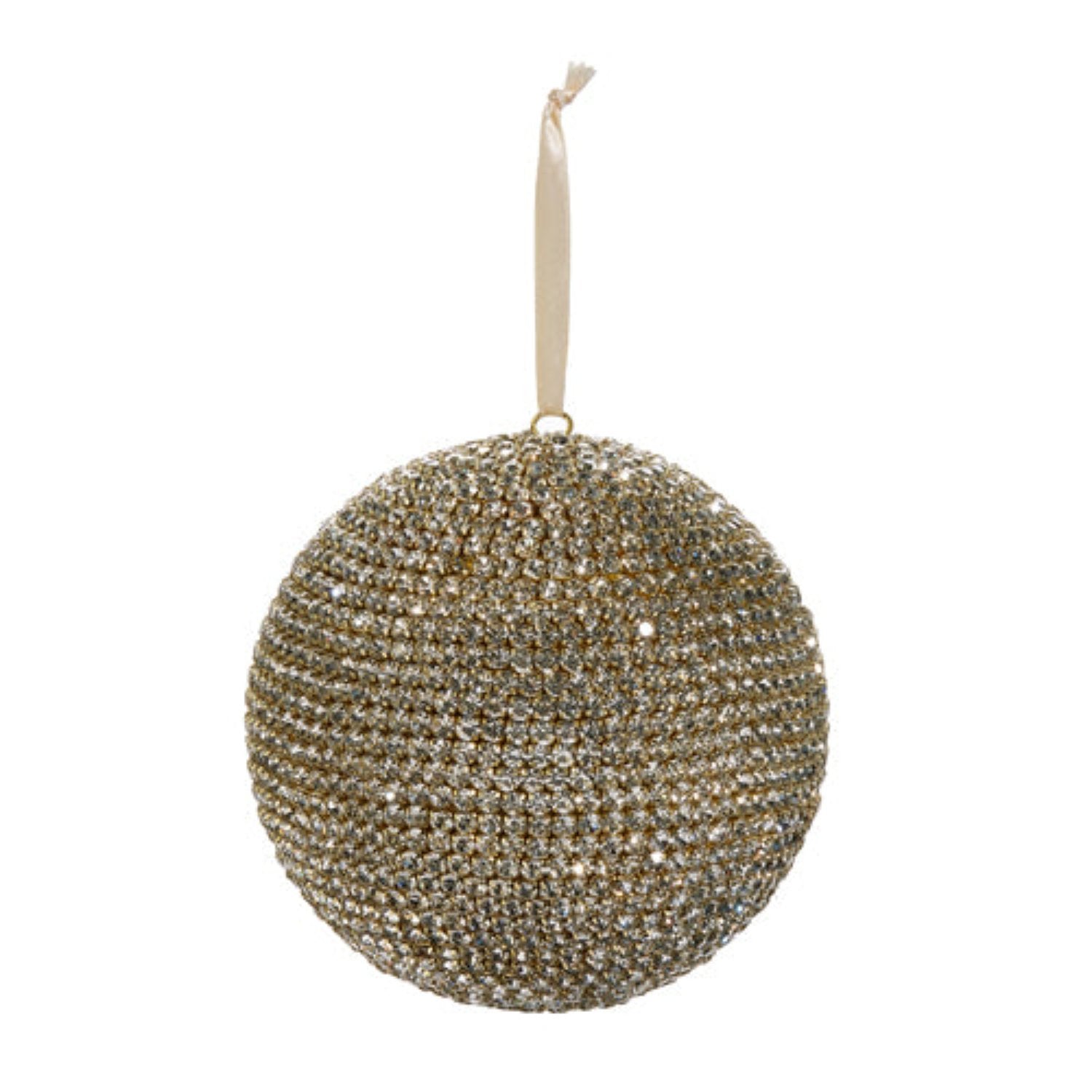 Pave Crystal Ball Ornament