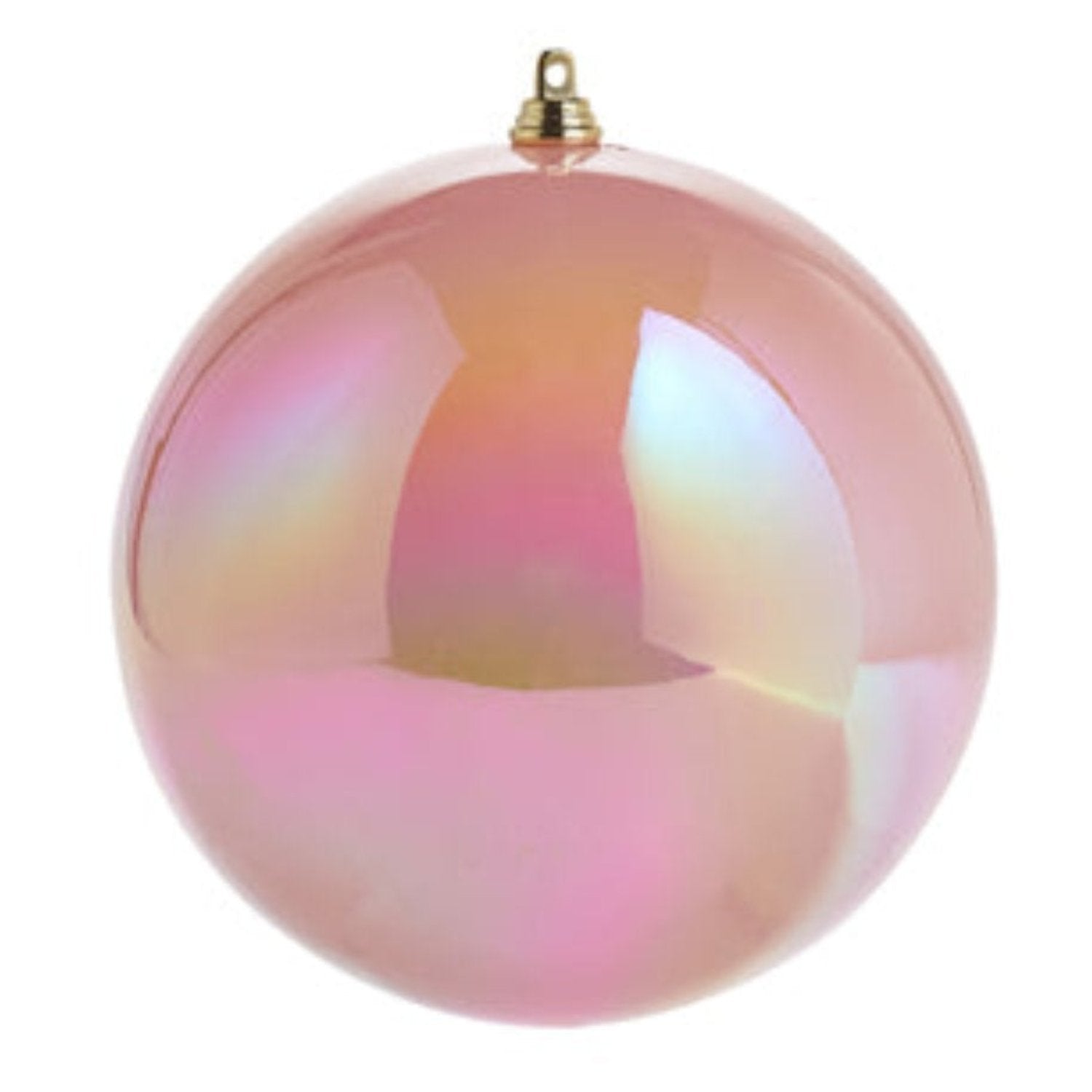 Iridescent Pink Ball Ornament