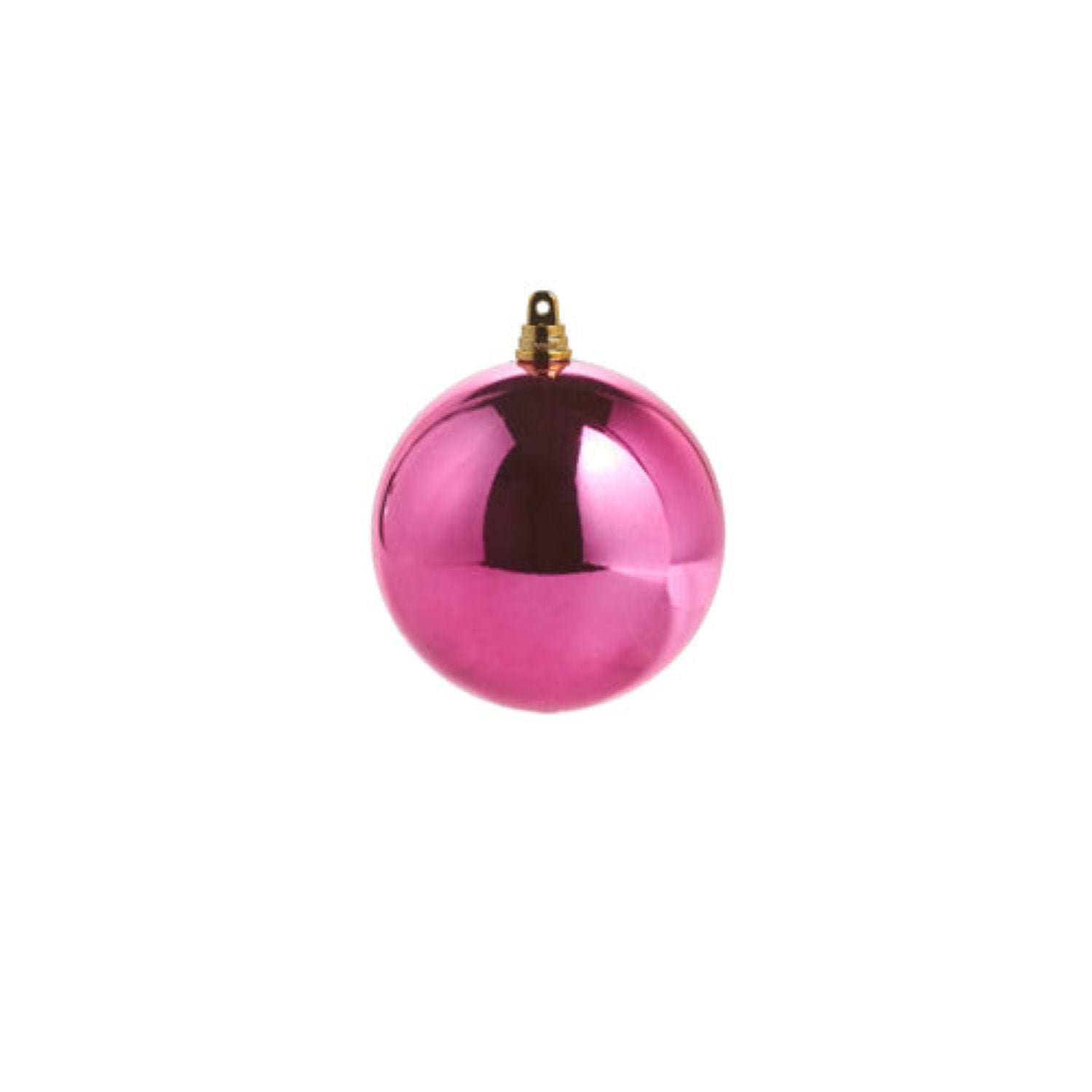 Shiny Fuchsia Ball Ornament