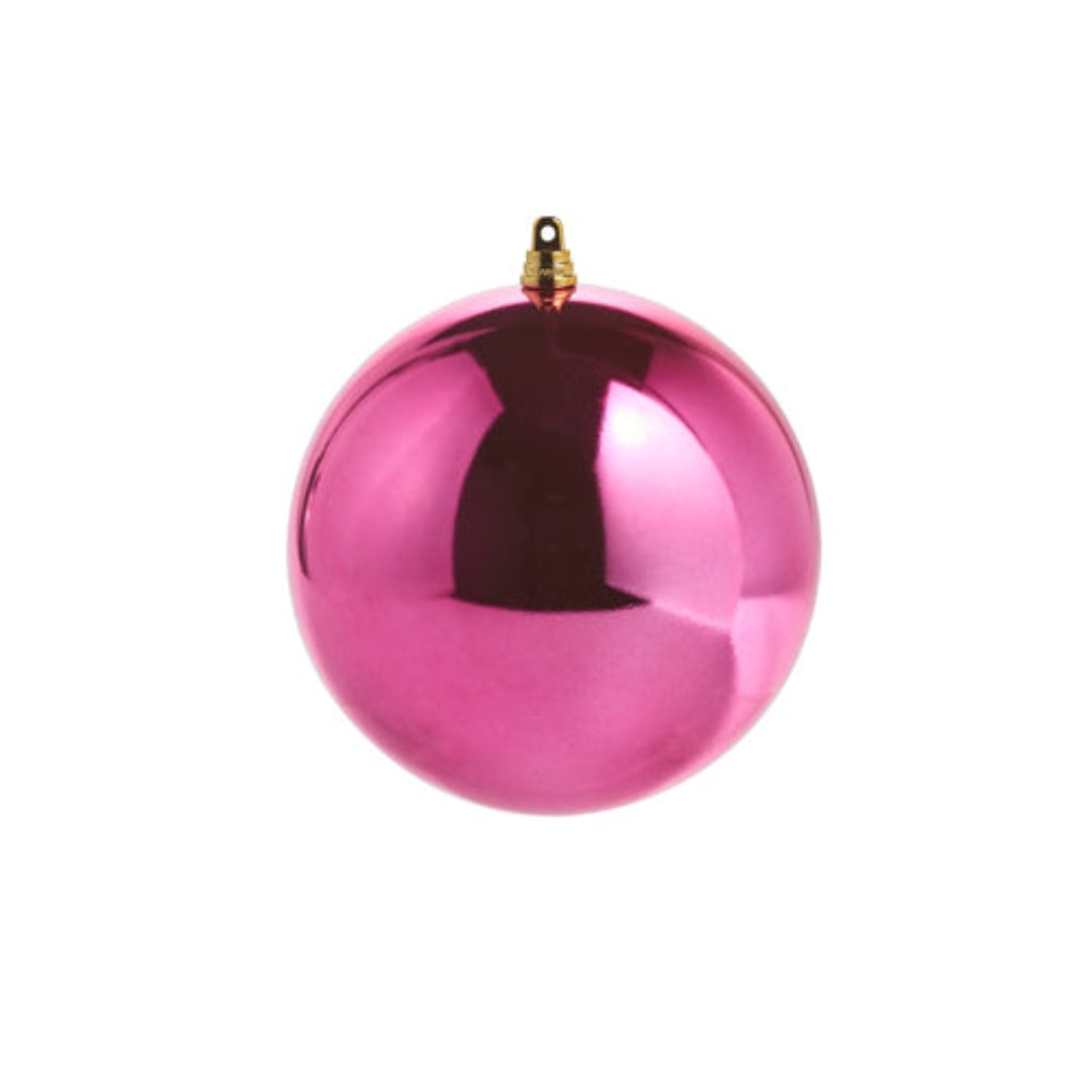 Shiny Fuchsia Ball Ornament