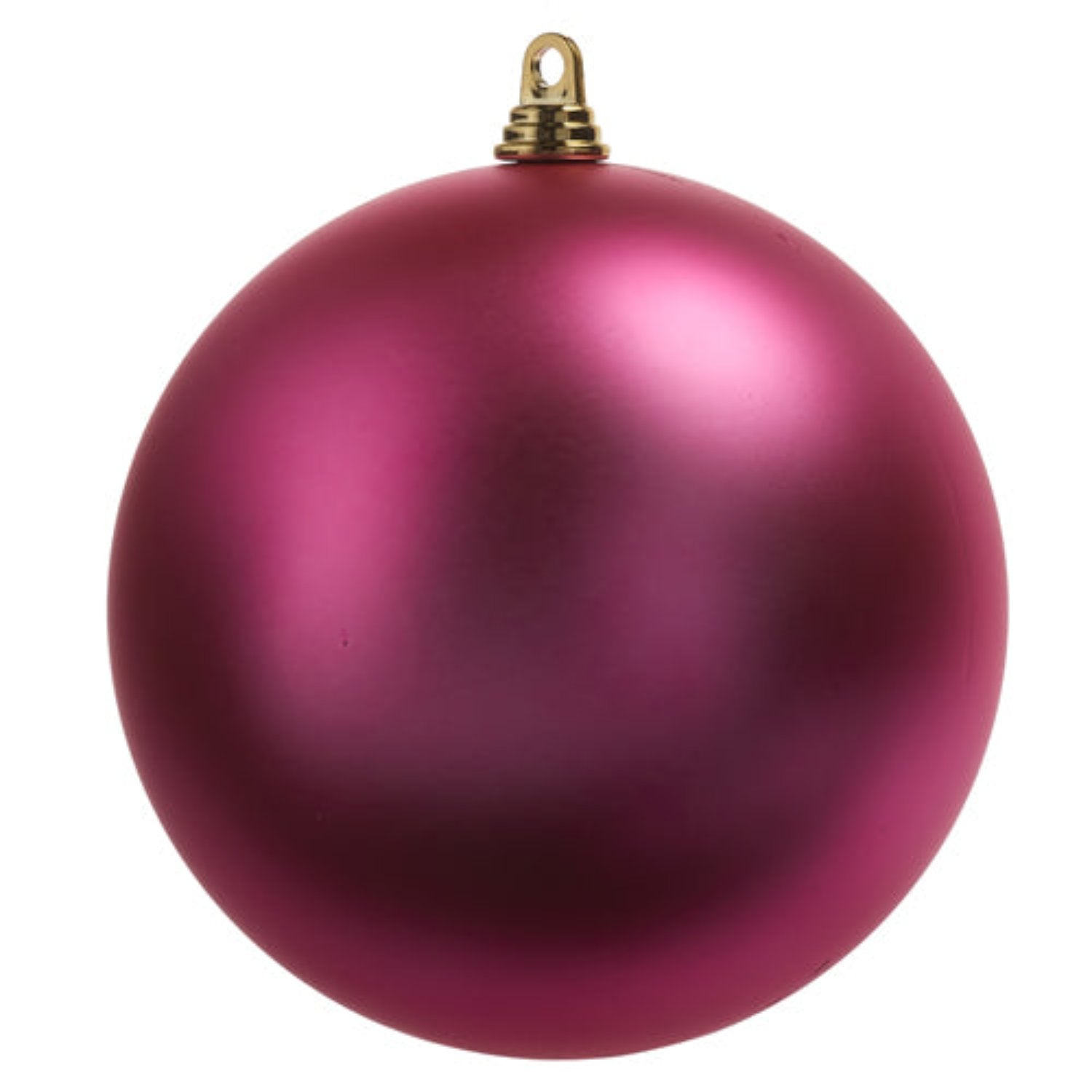 Matte Fuchsia Ball Ornament