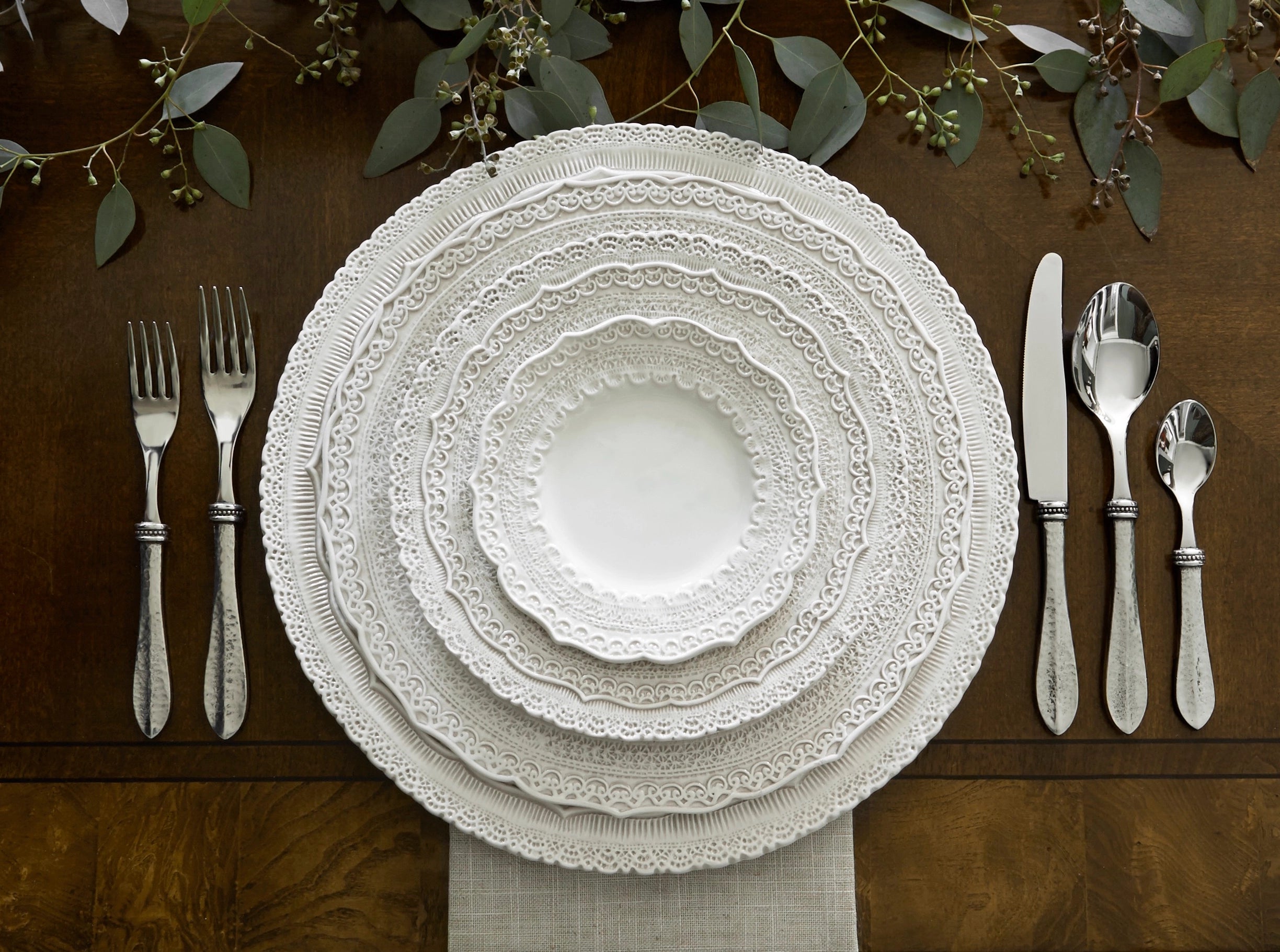 Finezza Cream Dinner Plate