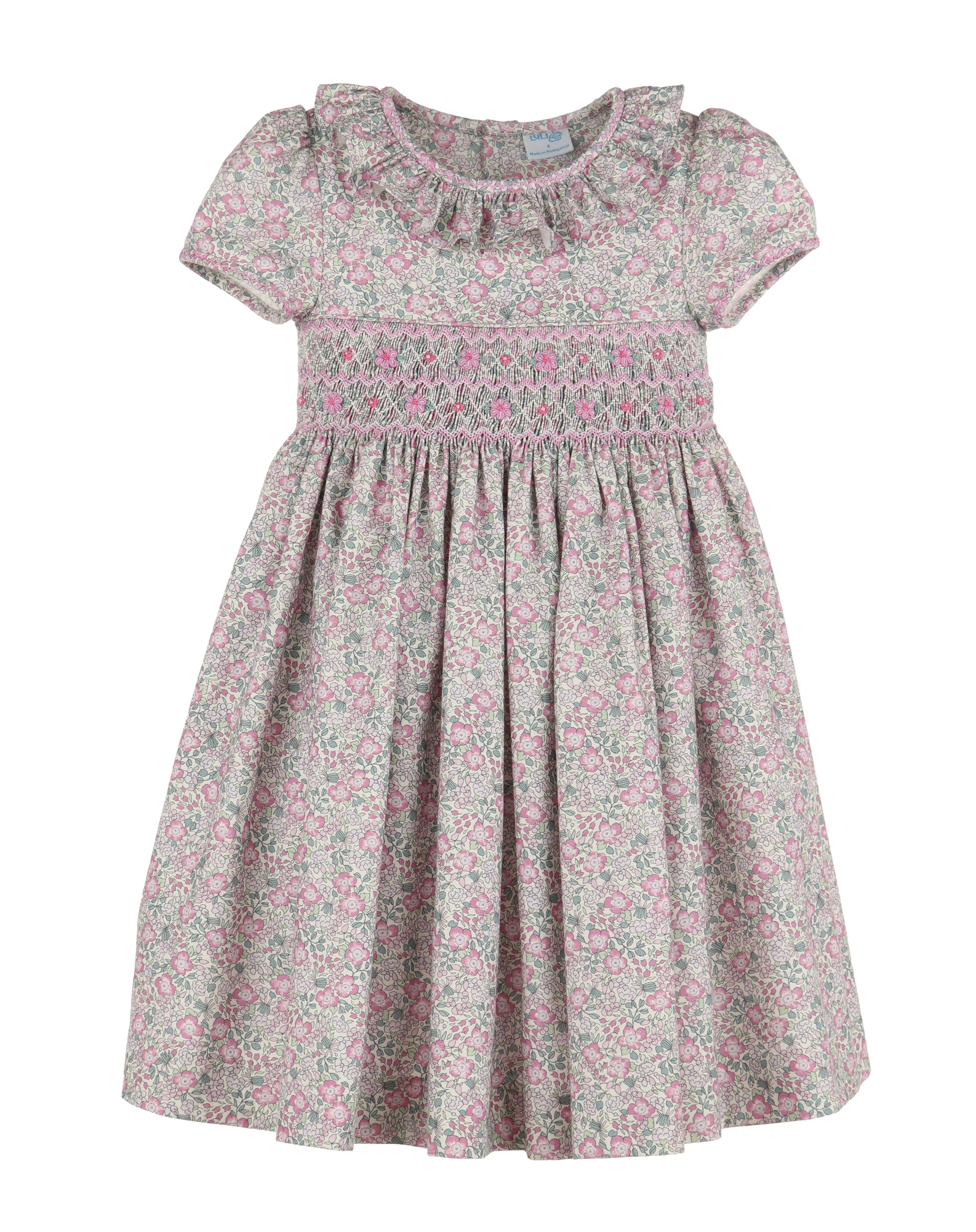 Lilac Lavish Floral Smock Dress