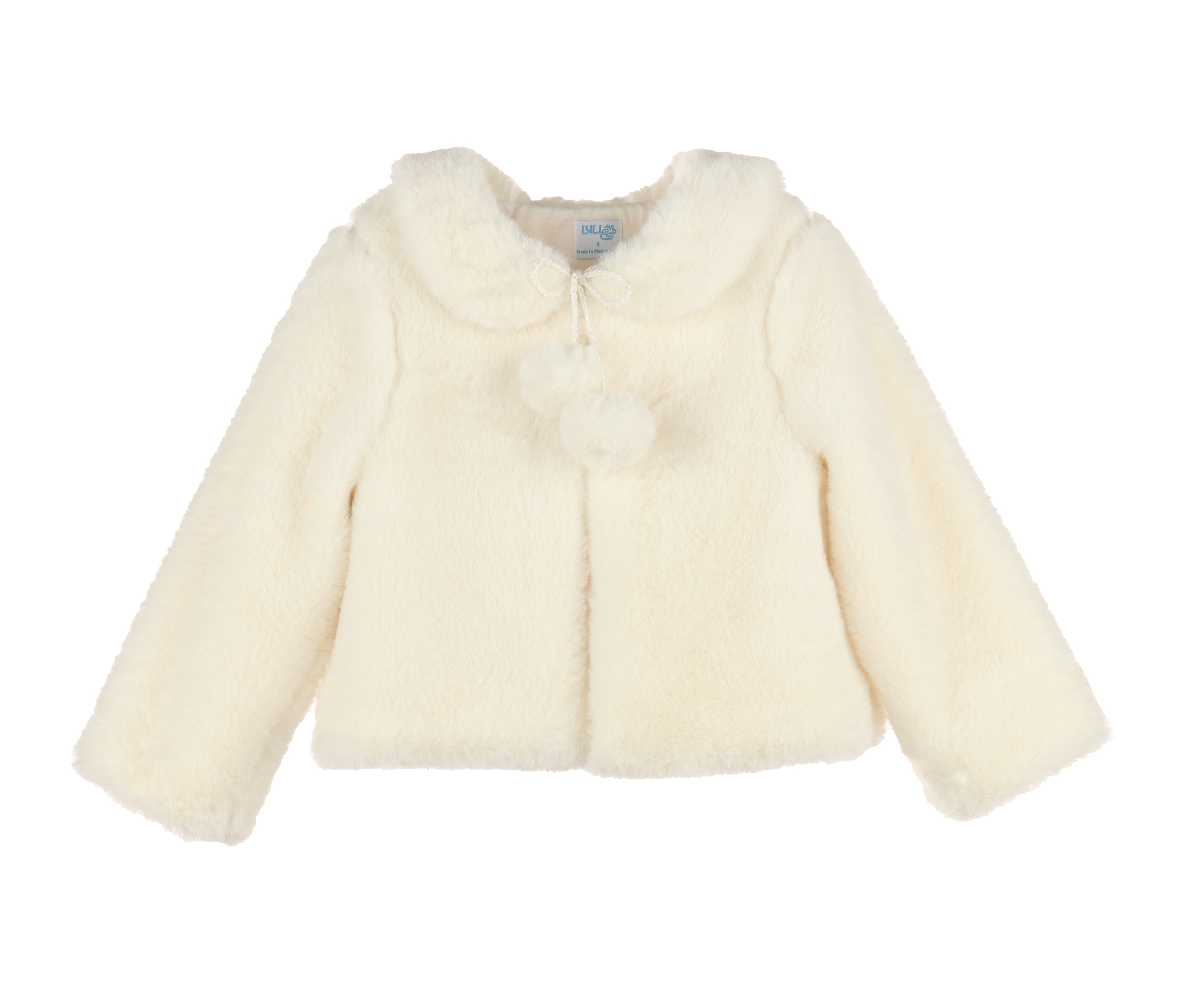 Cozy Fuzzy Coat - Ivory