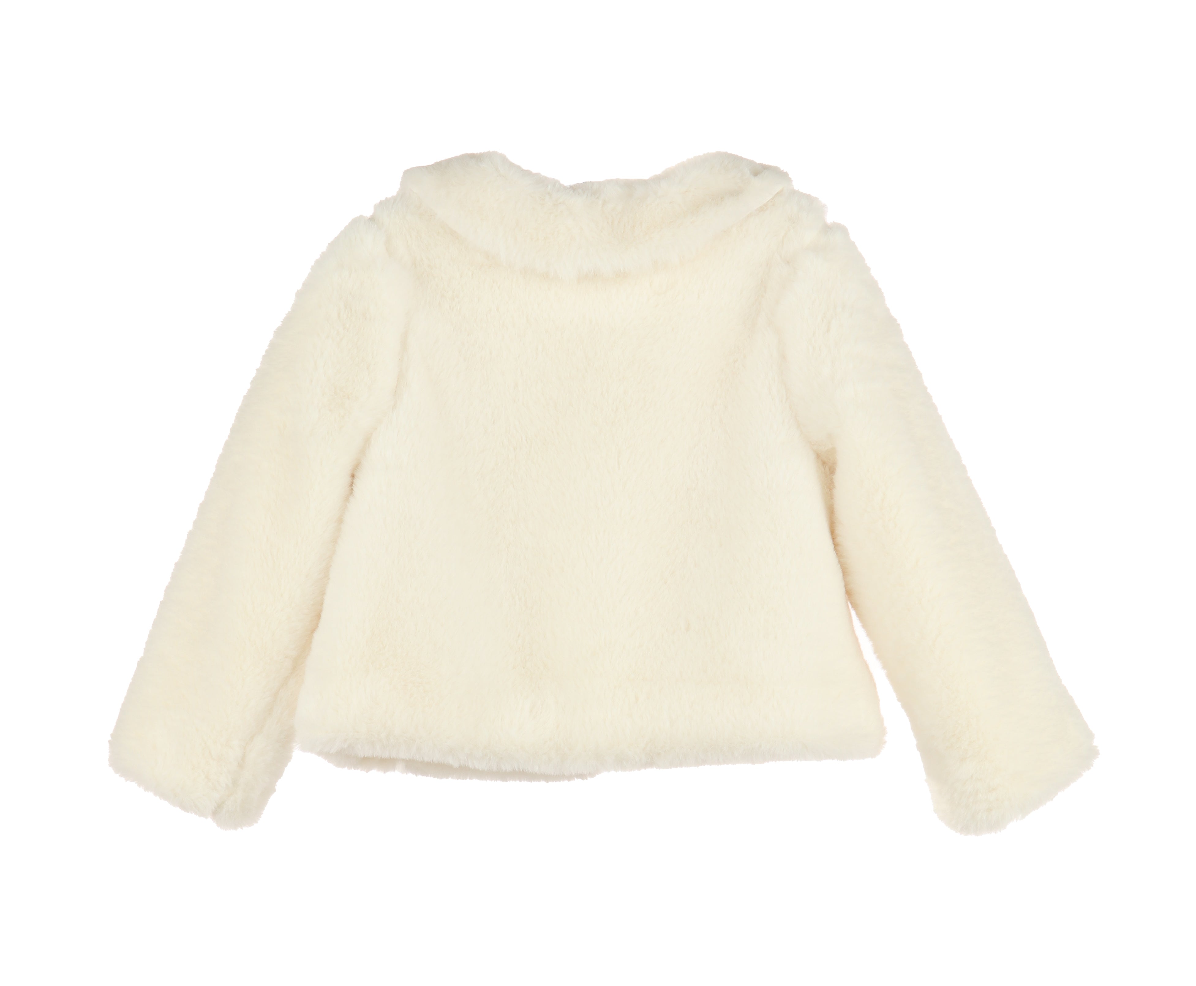 Cozy Fuzzy Coat - Ivory