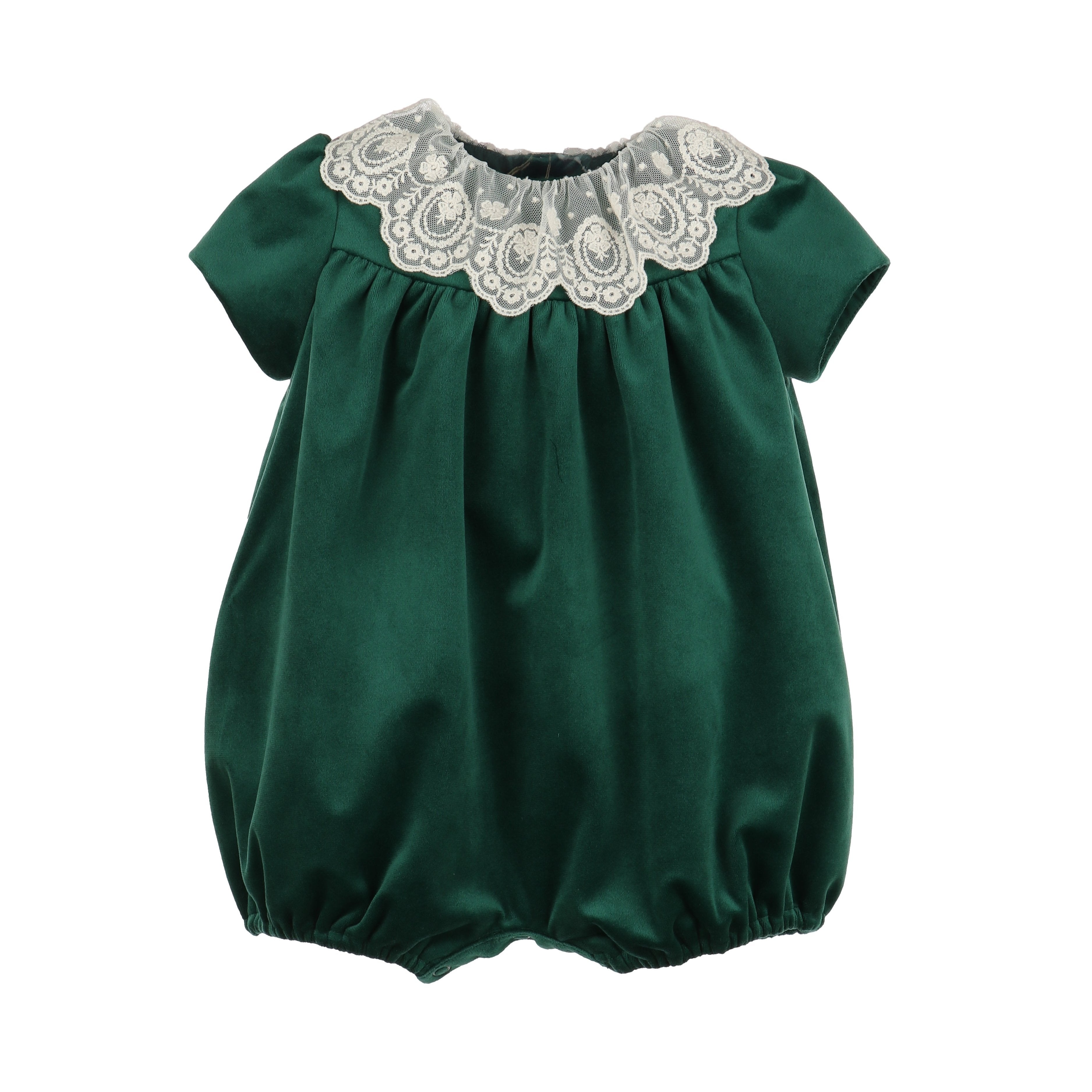 Vintage Green Deluxe Velvet Bubble