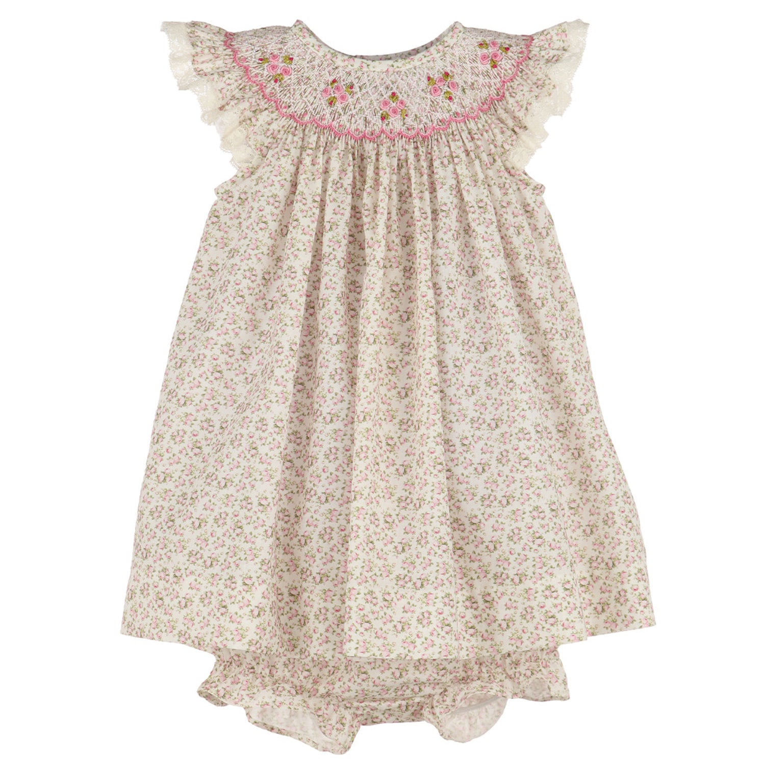 Tea Rose Pink Smock Bishop