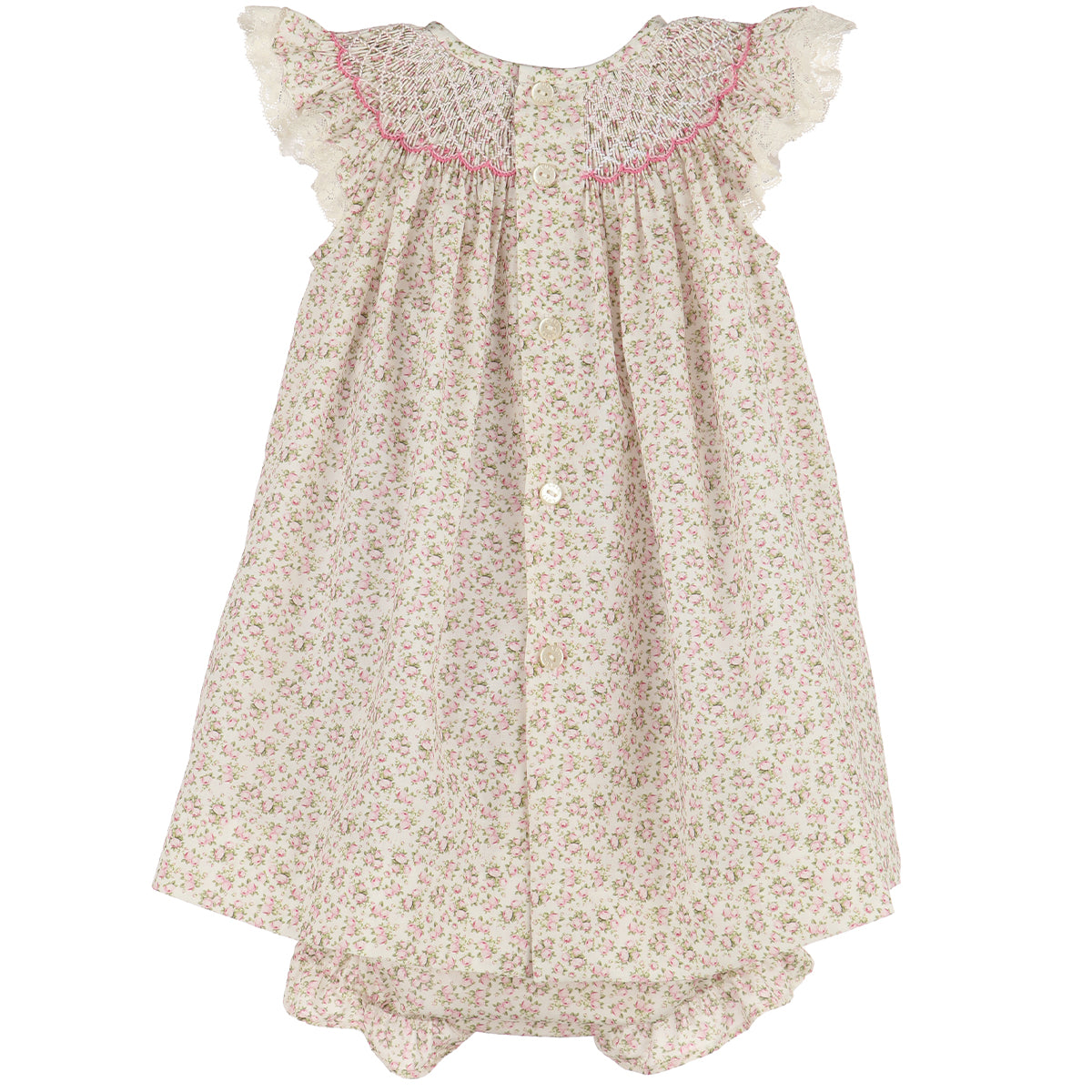 Tea Rose Pink Smock Bishop