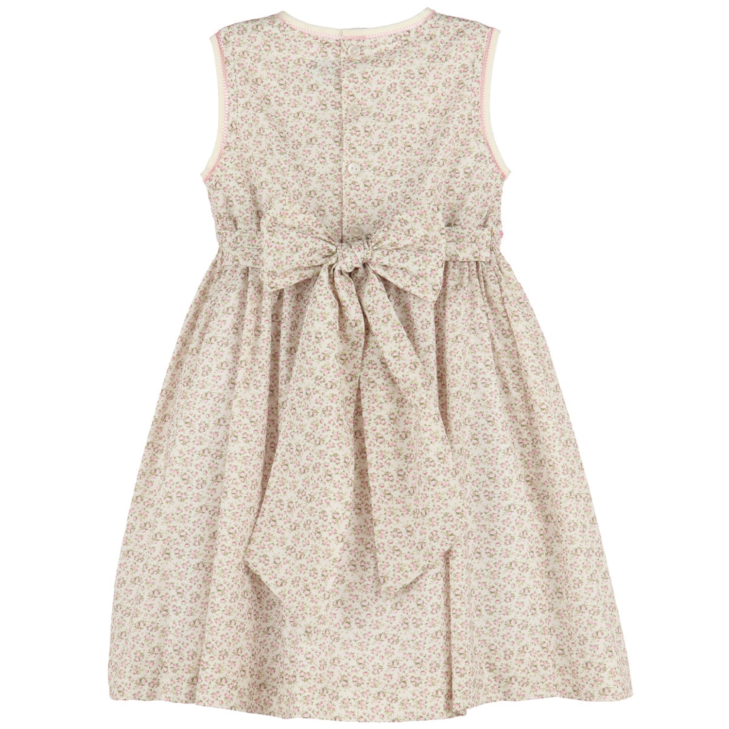 Tea Rose Pink Smock Dress