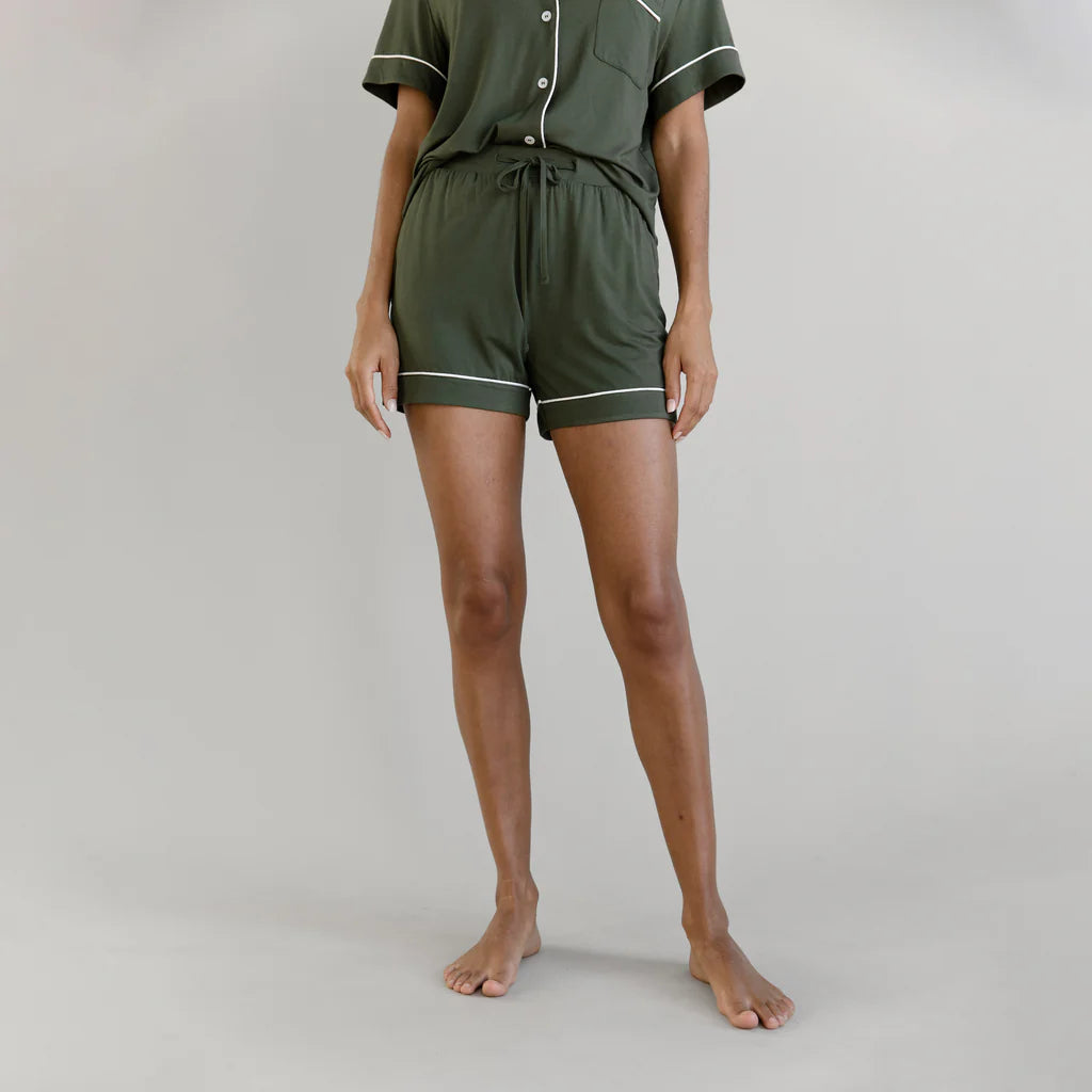 Short Sleeve Stretch-Knit Bamboo Pajama Set