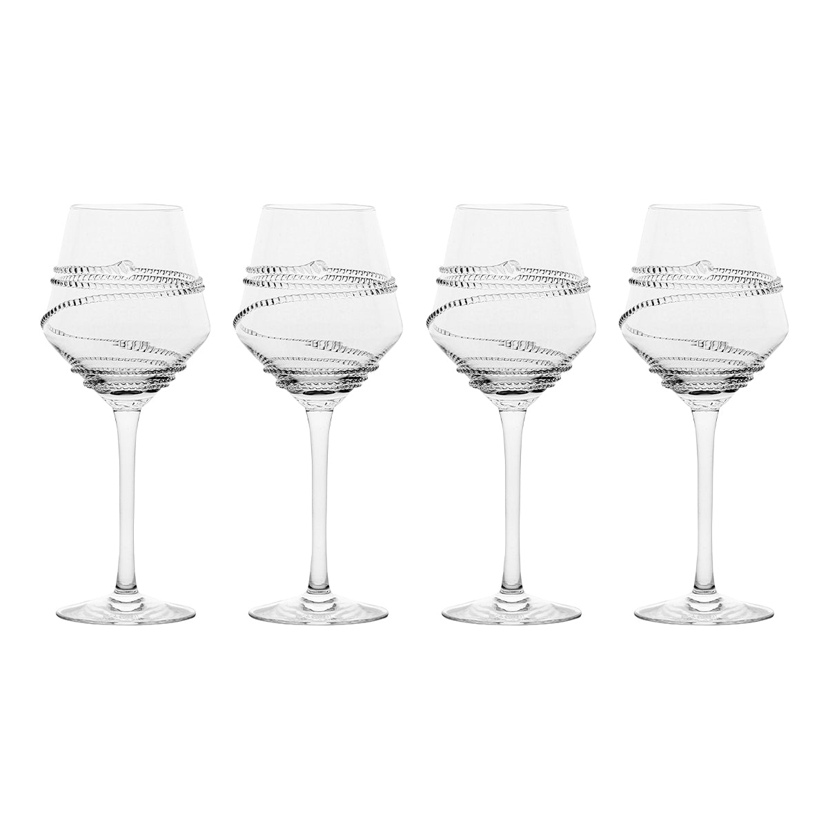 Chloe Stemmed White Wine Glass - Set of 4