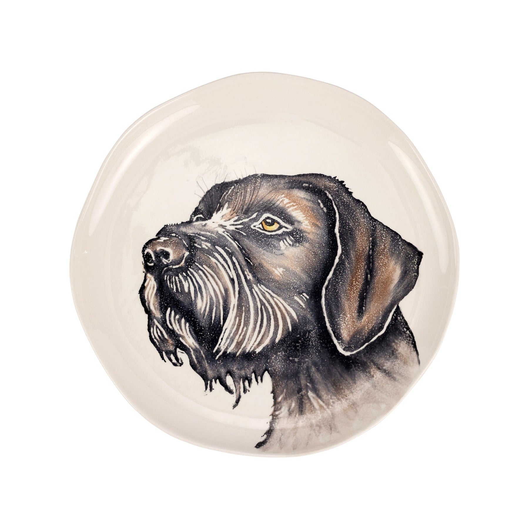 Cacciatore Spinone Italiano Medium Round Platter
