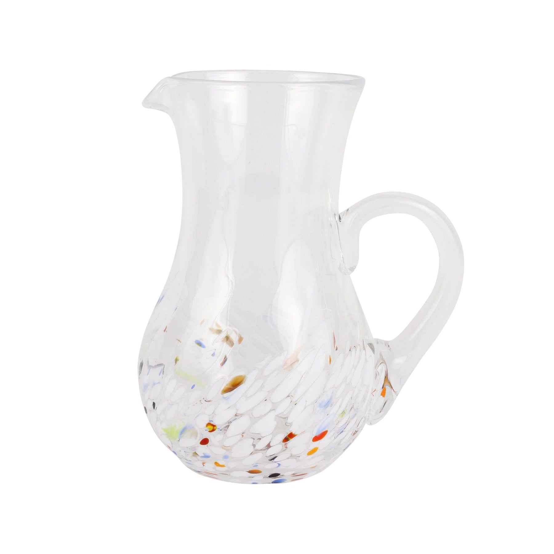 Chiara White Pitcher & Stirrer Set