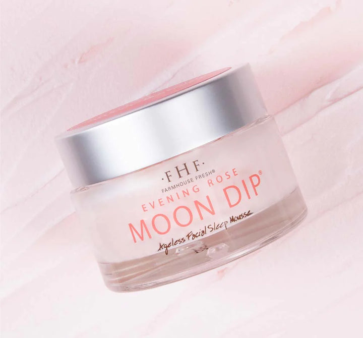 Evening Rose Moon Dip: Ageless Facial Sleep Mousse