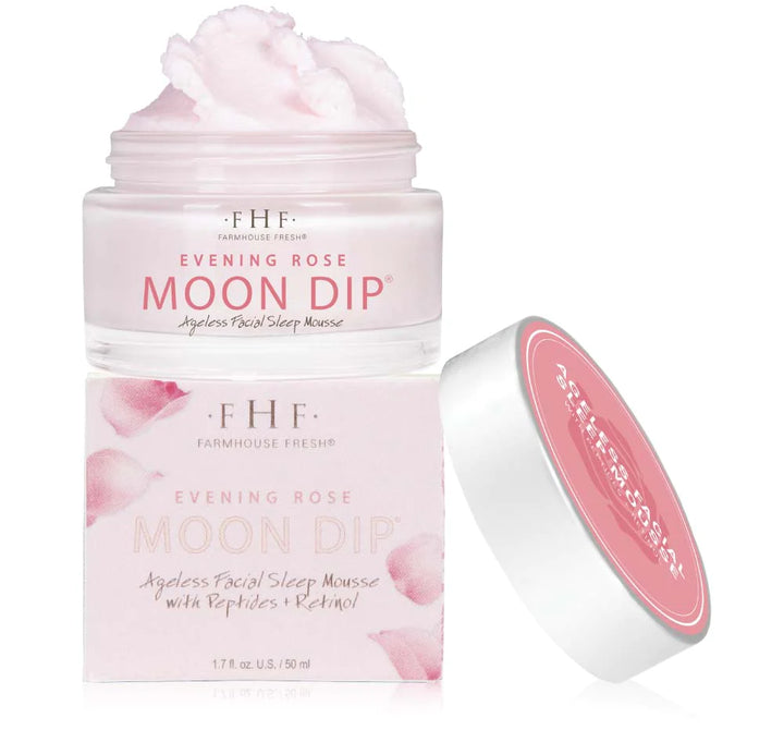 Evening Rose Moon Dip: Ageless Facial Sleep Mousse