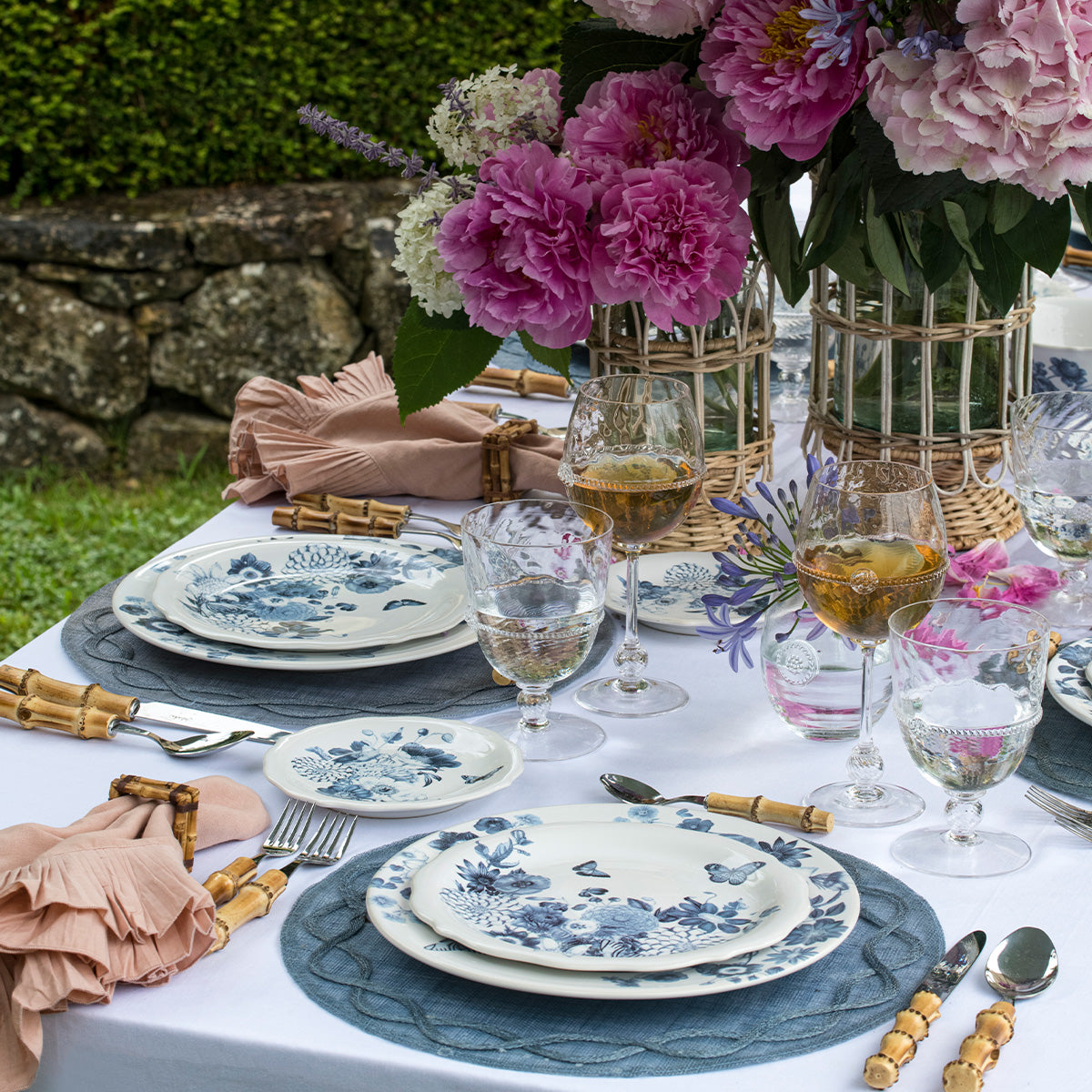 Field of Flowers Chambray Dessert/Salad Plate