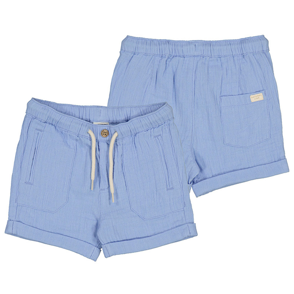 Boy's Cloud Blue Wide Leg Shorts