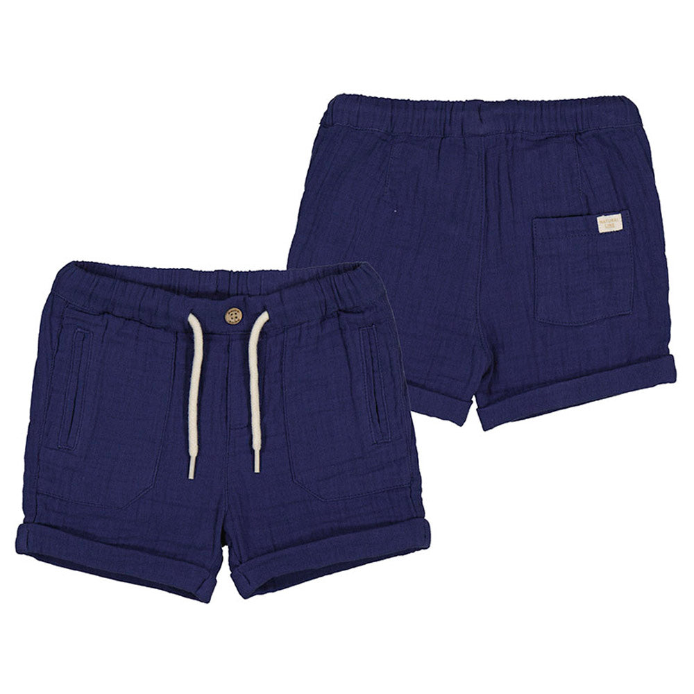 Boy's Ink Blue Wide Leg Shorts