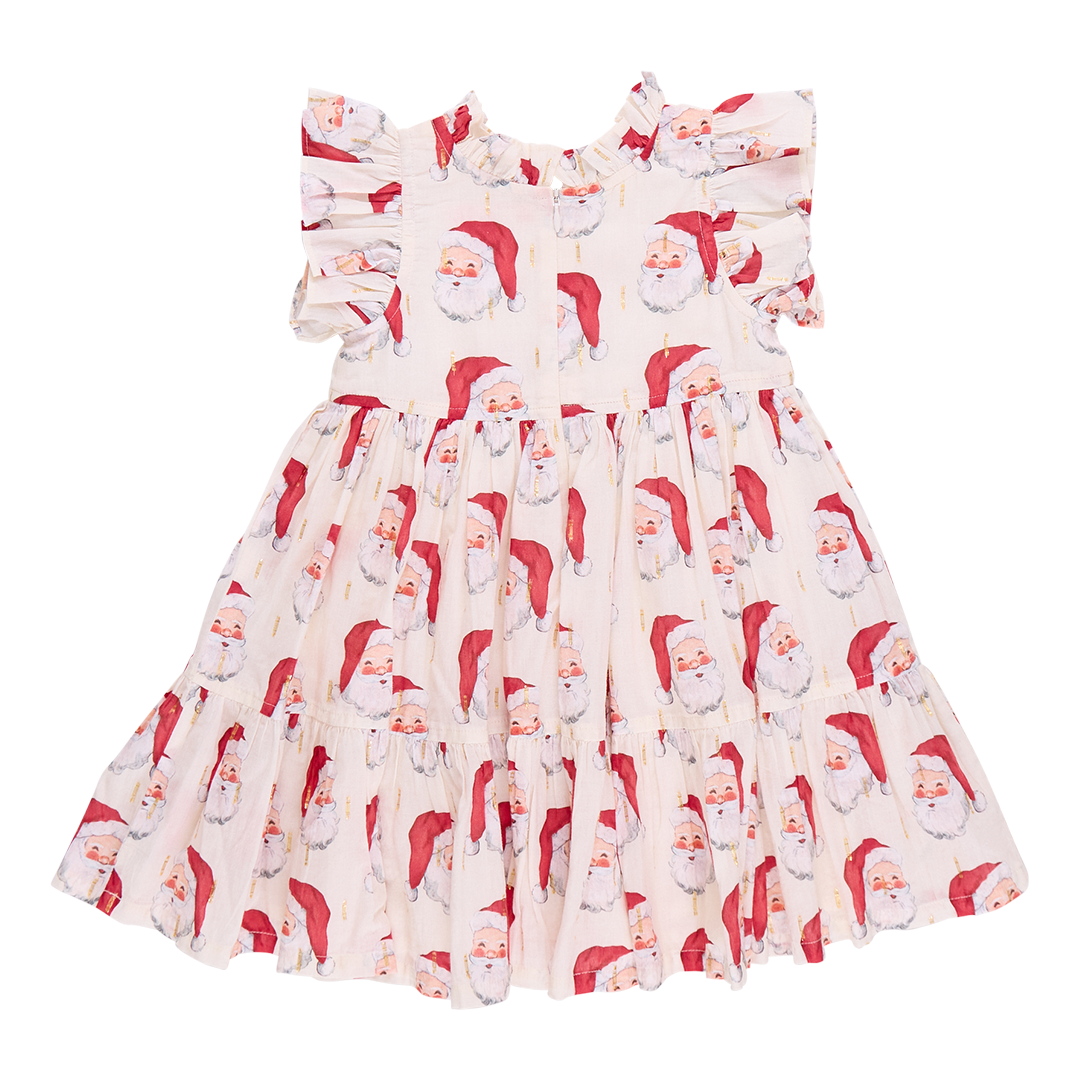 Girls Jennifer Dress - Vintage Santas