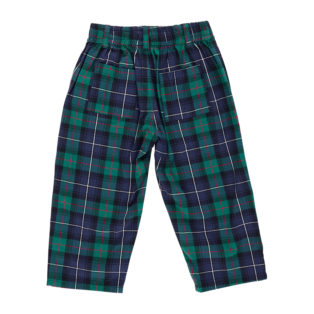 Boys Jackson Pant - Green Tartan