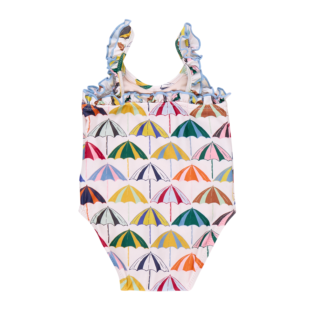 Baby Girls Claire Suit - Multi Umbrellas