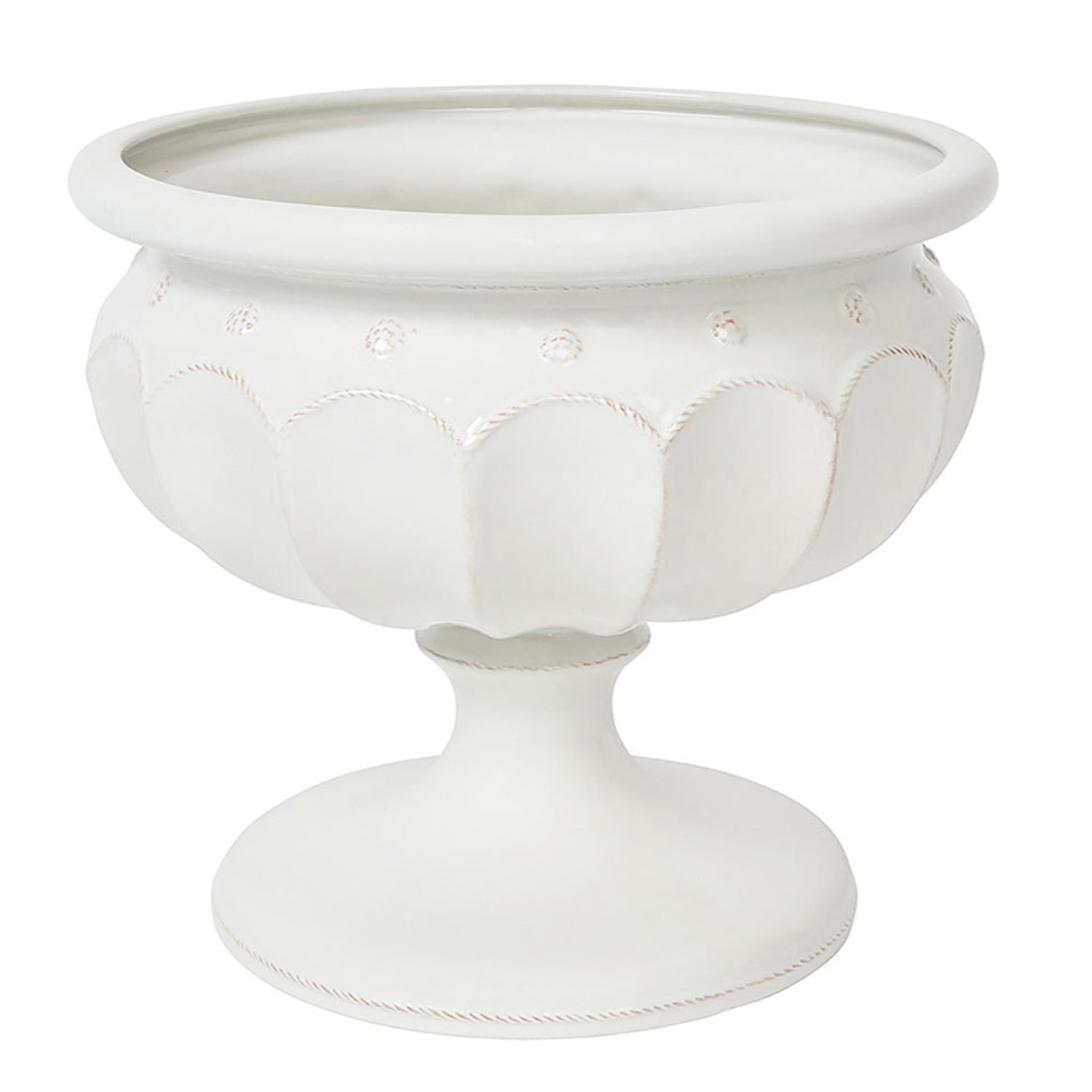 Berry & Thread Large Decorative Urn- Whitewash