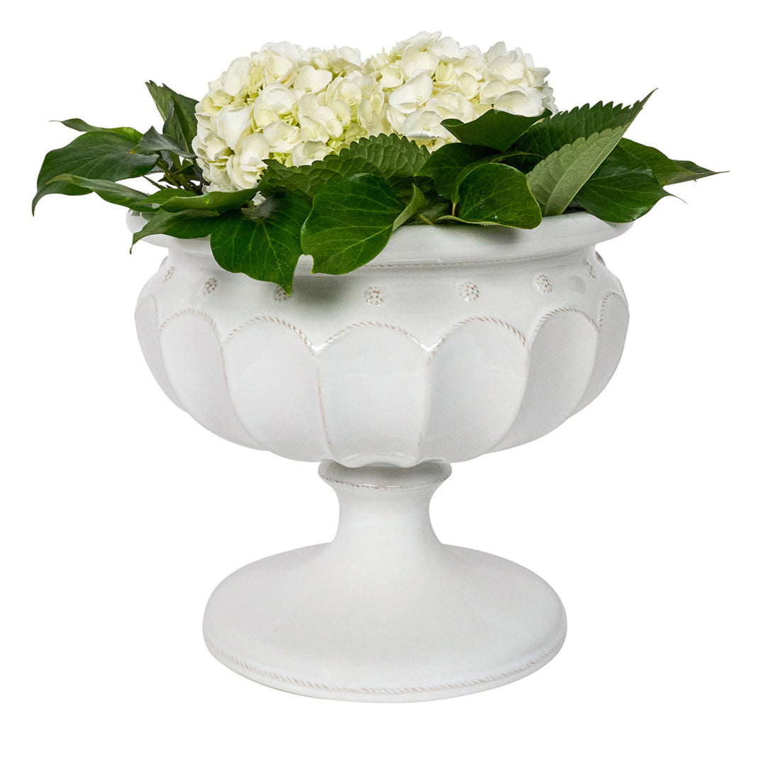 Berry & Thread Large Decorative Urn- Whitewash